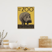 Zoo PhiladelphiaのヴィンテージWPAポスターにアクセス ポスター (キッチン)