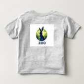 Zoo Rabbit Adventuresロゴ トドラーTシャツ (裏面)
