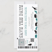 Zoo Save the Date招待状 (正面)