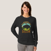 Zoo Wildlife Animal  Zookeeper Buffalo Bison Tシャツ (正面フル)