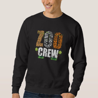 Zoocrew Zoo Crew African Animals Zebra Giraffe Gru スウェットシャツ