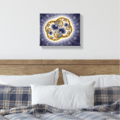 Zooh – フラクタル キャンバスプリント (インサイチュ (寝室))