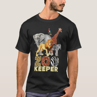 Zookeeper Costume African Animals Savanna Zoo Keep Tシャツ