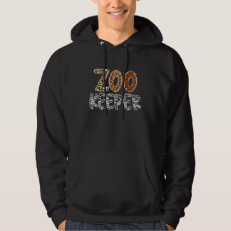 Zookeeper Costume African Animals Zebra Wild Print パーカ