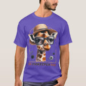 Zookeeper Giraffe Safari Zoo Keepeer - modern Tシャツ (正面)