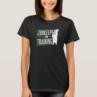 Zookeeper In Training Keeping Job Zookeepping Zoo  Tシャツ