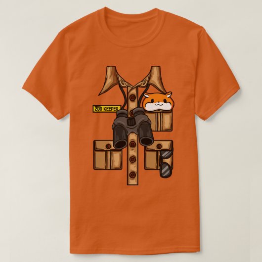 Zookeeper Savanna Africaアフリカ Tシャツ (デザイン正面)