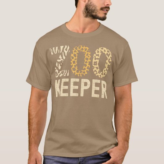 Zookeeper Zoo Animals Safari Zoo Keeper - design 2 Tシャツ (正面)