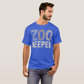 Zookeeper Zoo Animals Safari Zoo Keeper - print 1 Tシャツ (正面フル)