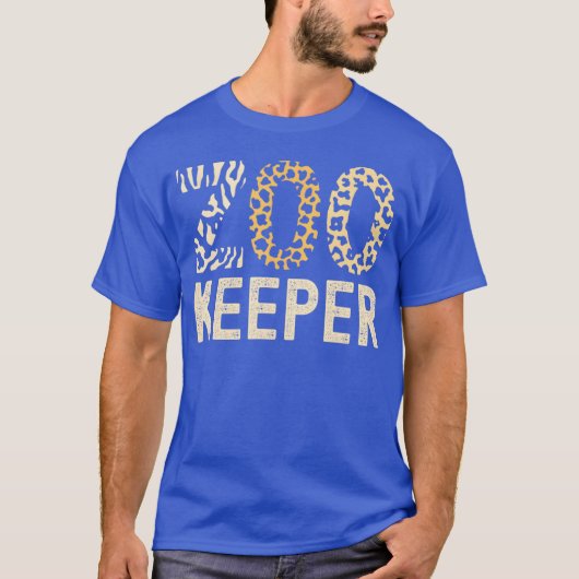 Zookeeper Zoo Animals Safari Zoo Keeper - print 1 Tシャツ (正面)