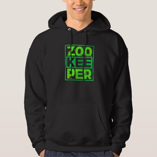 Zookeeper Zookeepping Keeping Zoo Keeper Job パーカ (正面)