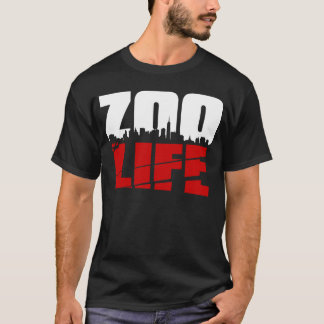 ZooLifeの都市景観の赤 Tシャツ
