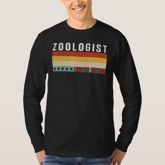 Zoologist Job Title Profession Worker Appreciation Tシャツ (正面)