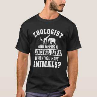 Zoologist Zookeeping Zoo Wildlife Nature Zoology Tシャツ