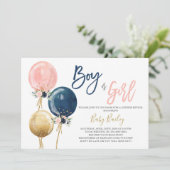 Zoom仮想ジェンダーの表示パーティー 招待状 (スタンド正面)