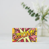 ZOOM ファン・レトロ・コミック・ブック 名刺 (スタンド正面)