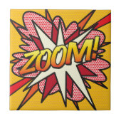 ZOOM ファン・レトロ・コミック・ポップアート タイル (正面)