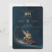 Zoom Bunny – 誕生日パーティーの招待 招待状 (裏面)