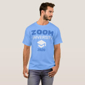 Zoom Skype Student Internet Cute Funny friends Tシャツ (正面フル)
