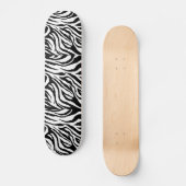 zoom_zebra_print、zoom_zebra_print、zoom_zebra_… スケートボード (正面)