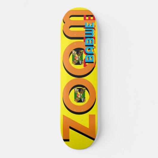 ZOOMBABWE JMT 8 1/4"スケートボードデッキ スケートボード (正面)
