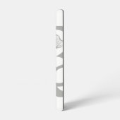 ZOOMERサムスンケーストレンド抽象芸術ブラックパウダー SAMSUNG GALAXYケース (左側面)