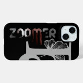 ZOOMER iPhoneケーストレンド抽象芸術ブラック粉末 Case-Mate iPhoneケース (裏面 (横))