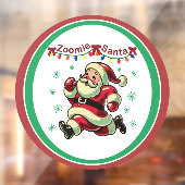 Zoomie Santa Christmas ウィンドウサイン (シート2)