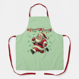 Zoomie Santa Christmas エプロン