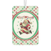 Zoomie Santa Christmas カーエアーフレッシュナー (裏面)