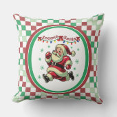 Zoomie Santa Christmas クッション (正面)