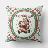 Zoomie Santa Christmas クッション (正面)