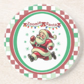 Zoomie Santa Christmas コースター (正面)