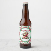 Zoomie Santa Christmas ビールラベル (正面)