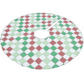 Zoomie Santa Christmas ブラッシュドポリエステルツリースカート (アングル)