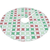 Zoomie Santa Christmas ブラッシュドポリエステルツリースカート (アングル)