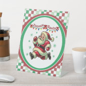 Zoomie Santa Christmas 台座サイン (インサイチュ)