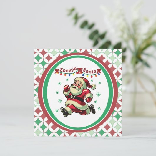 Zoomie Santa Christmas 招待状 (スタンド正面)