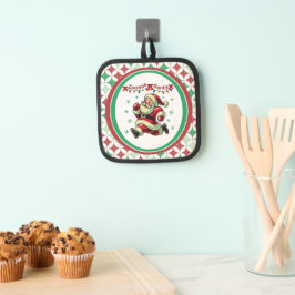 Zoomie Santa Christmas 鍋敷き