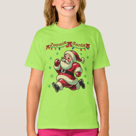 Zoomie Santa Christmas Tシャツ