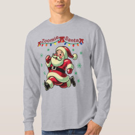 Zoomie Santa Christmas Tシャツ