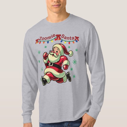 Zoomie Santa Christmas Tシャツ (正面)