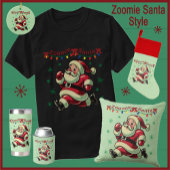 Zoomie Santa Christmas Tシャツ