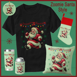 Zoomie Santa Christmas Tシャツ
