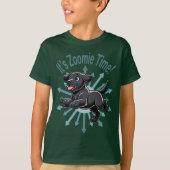 Zoomie Time Black Labだ Tシャツ (正面)