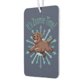Zoomie Time Chocolate Lab カーエアーフレッシュナー (左)