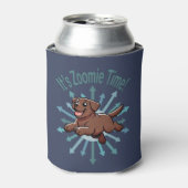 Zoomie Time Chocolate Lab 缶クーラー (缶正面)