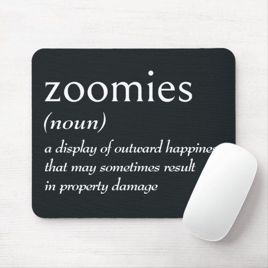 ZOOMIESの辞書的定義 マウスパッド (マウス)