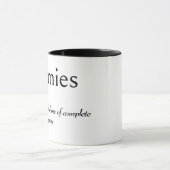ZOOMIESの辞書的定義 マグカップ (中央)