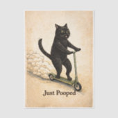 Zoomies Kitty  薄葉紙 (正面)